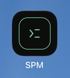 SPM icon on an iOS Home Screen